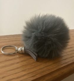 Fluffy Pom Pom Keychain