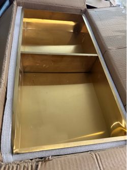 Brushed Gold Shower Niche