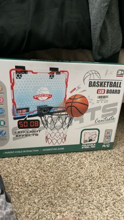 Basketball LED Board Indoor Hoop Set