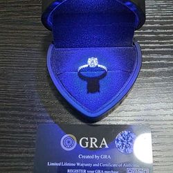 VVS1 Engagement Ring Moissanite