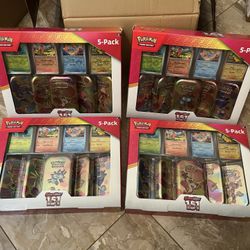 Pokemon 151 5-Pack Mini Tins
