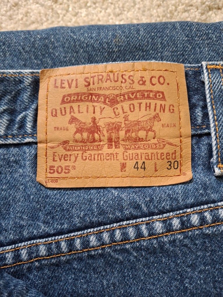 Levi Strauss 505 Jeans W44 L30
