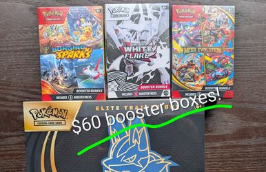 Pokémon TCG booster boxes new and sealed