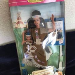New American Indian Barbie Doll 