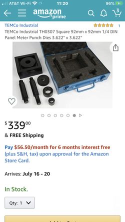 NEW TEMCO INDUSTRIAL METAL PUNCH