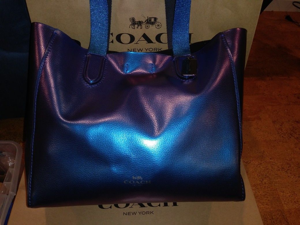 Coach hologram shop bag