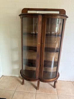 Wood Curio cabinet