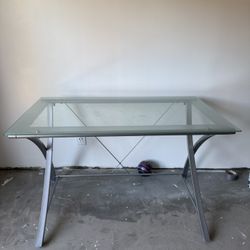 Glass Table Desk