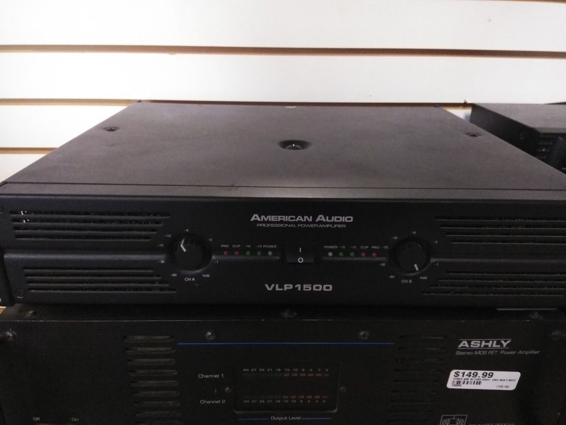 American Audio VLP1500 Pro Power Amplifier