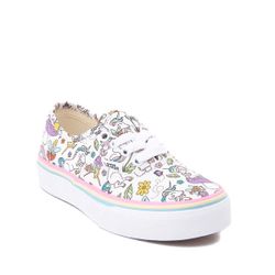 VANS Authentic Skate Unicorn Fairy Canvas Sneakers