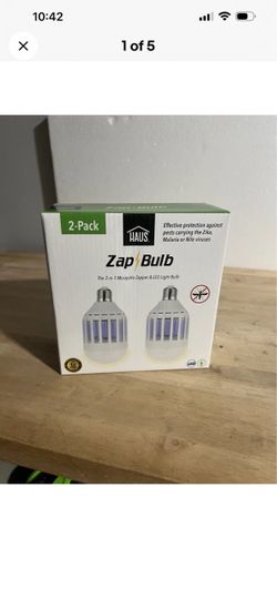 Haus ZapBulb 2-Pack Mosquito Zapper LED Bulbs