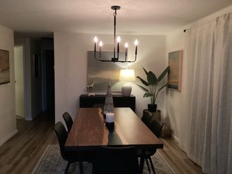 Black chandelier