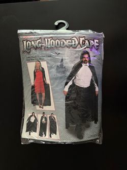Halloween hooded cape costume