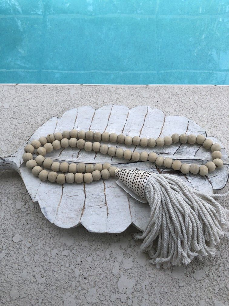 Wooden Beads Tassel