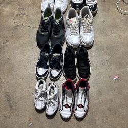 I Got These Eight Pairs Of Tennis Shoes, Kids And An Adult Bunch Of Them Are Jordan 300 For All Of Them