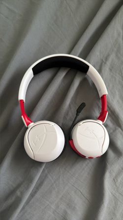 HyperX Cloud Mini Kids Wireless gaming headset volume Limited to 85dB, Bluetooth and 3.5mm, Up to 25-Hour Battery, for Switch, PlayStation, Xbox, PC, 