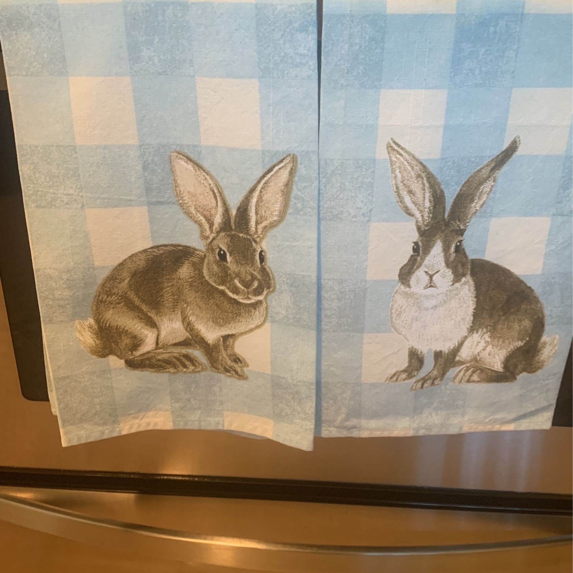 Williams Sonoma Easter Bunny Kitchen Towels Set