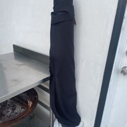 Roll Of Black Fabric