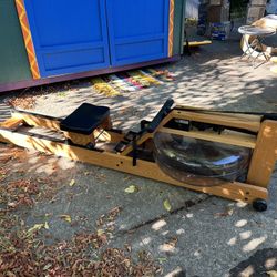 Water Rower Solid Wood Rowing Machine 