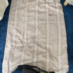 Table cloth woven, approximately 102” x 54”.