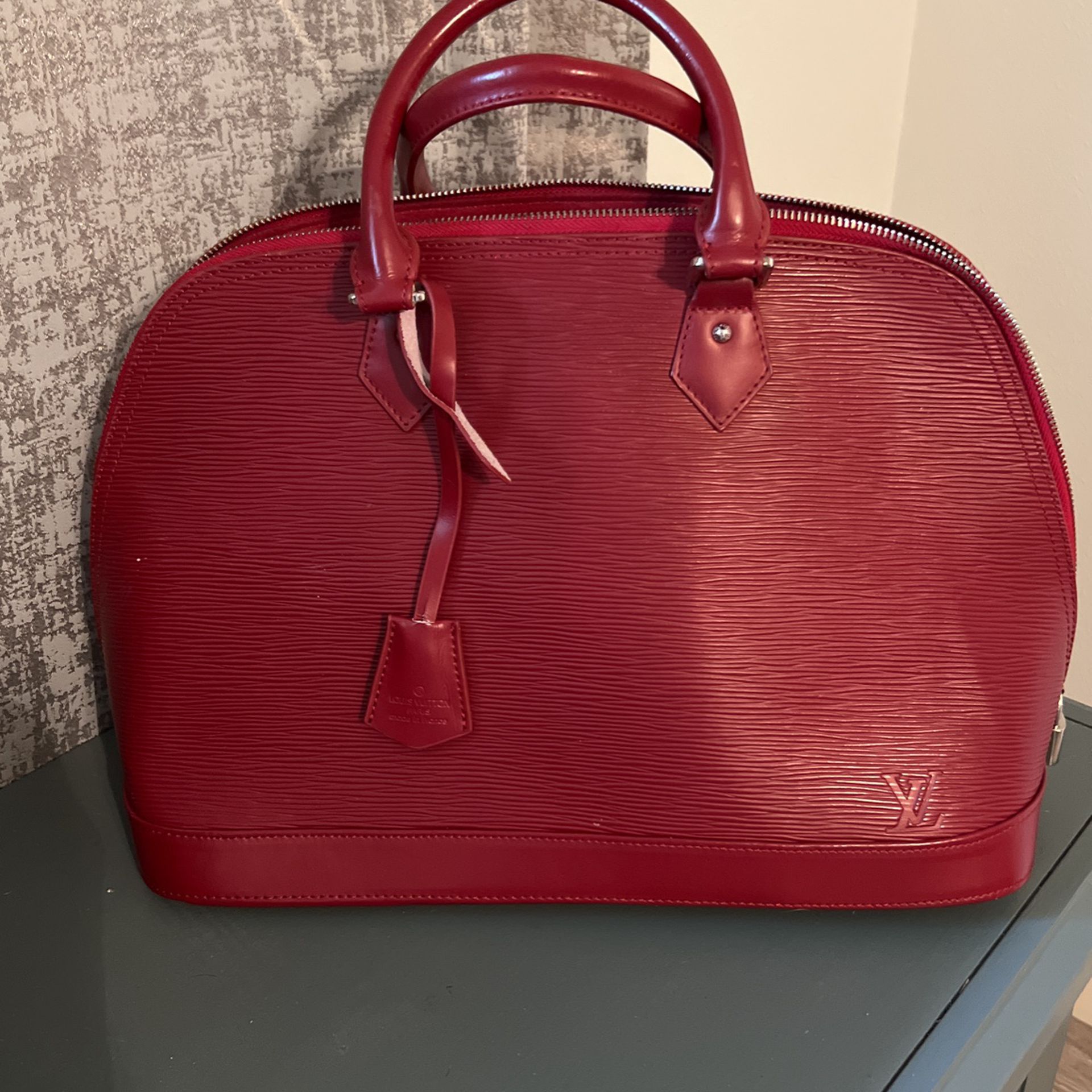 Louis Vuitton Epi Leather Alma Pm  Red
