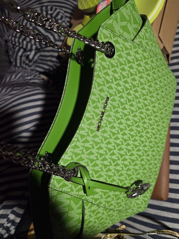 Michael Kors Green Tote Bag