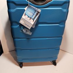 Samsonite Omni Hardside Luggage 28" Spinner - Caribbean Blue Checked Bag