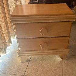 Wooden Oak Nightstand