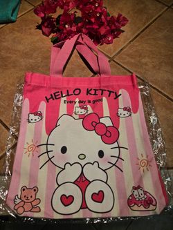 Hello Kitty Tote Bag – Pink Design – New