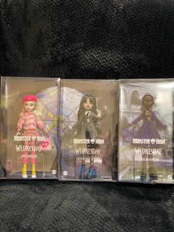 Monster High x Wednesday Enid Sinclair and Bianca Barclay Bundle Set
