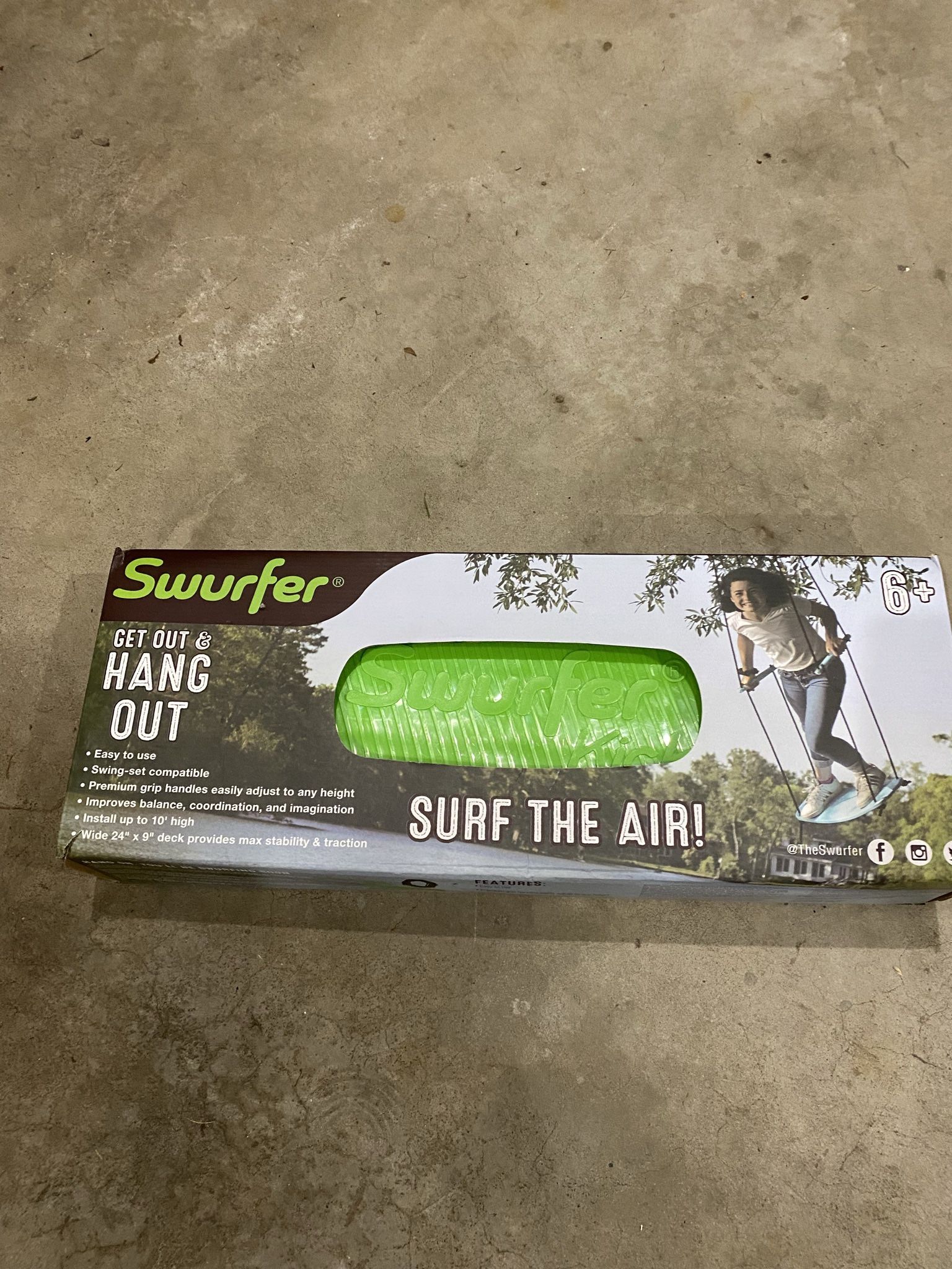 Swurfer Skateboard Tree Swing