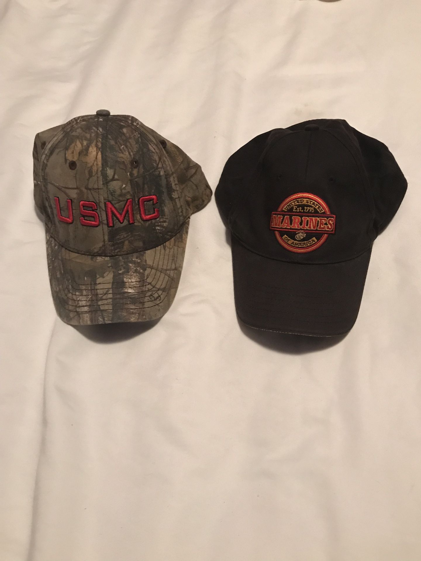 2 USMC Hats
