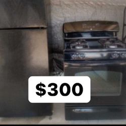 Gas Stove N Refrigerator