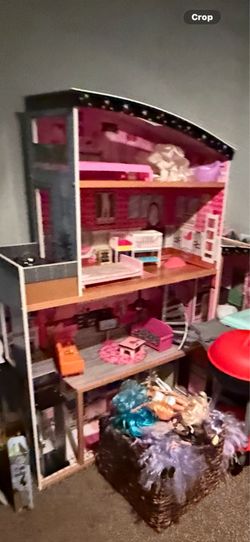 Doll house (with doll furniture)
