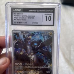 Pokemon Ns zekrom mega dream ex gem mint new holo
