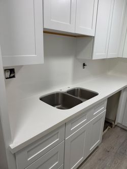 White Kitchen Build-Out in Progress