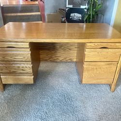 Solid Oak Desk