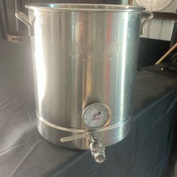 Home Brewing 10 Gallon Pot With False Bottom 