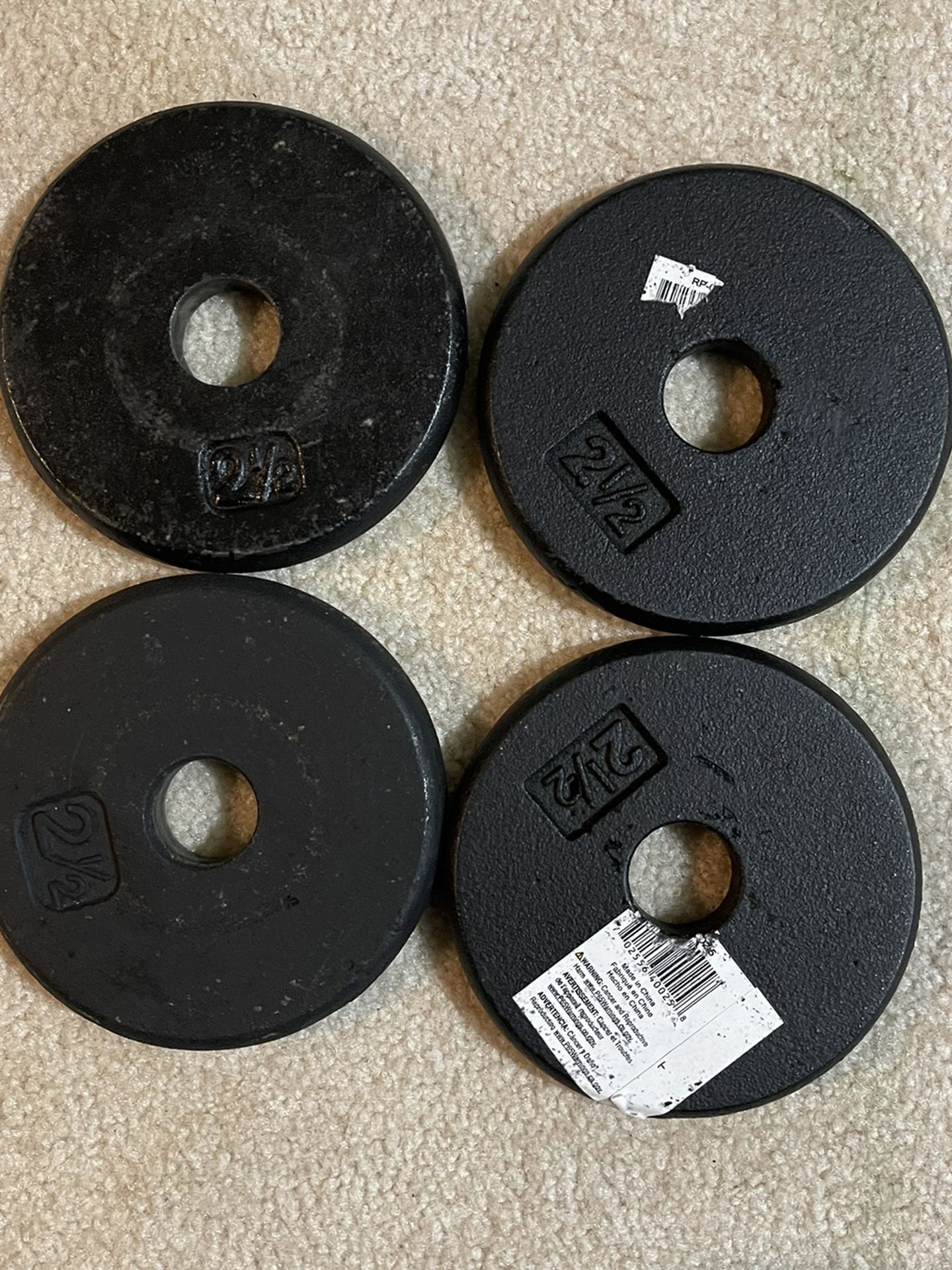2.5lb Weight Plates
