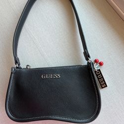 Guess black shoulder bag