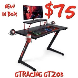 GTRACING GAME DESK GTZ03 NEW IN BOX