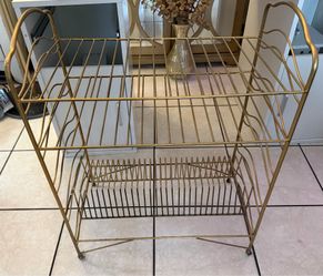 Urban Outfitters Gold Record Player Stand