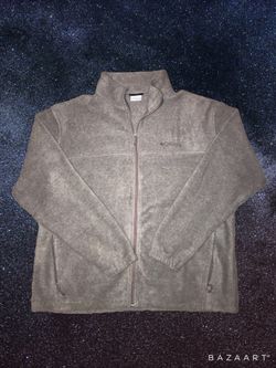 Columbia Gray full fleece jacket sz 2X