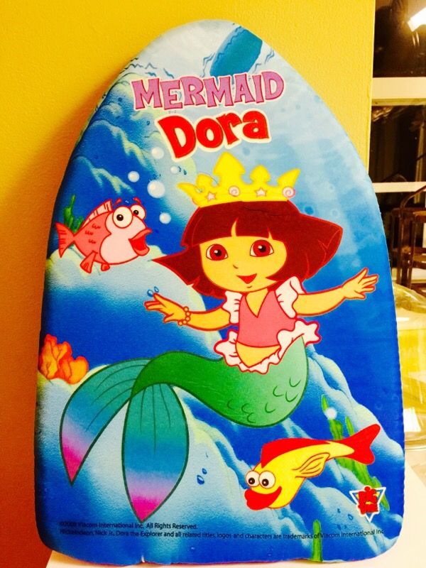 Nickelodeon Dora the Explorer Swim Kickboard Boogie Board (Pool or Beach)