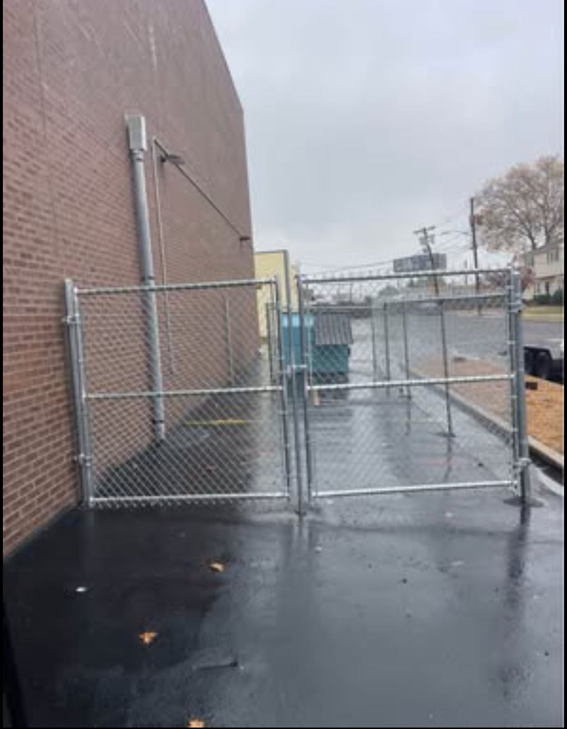 Chain Link Fence gate