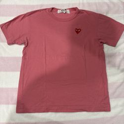 CDG PINK TEE