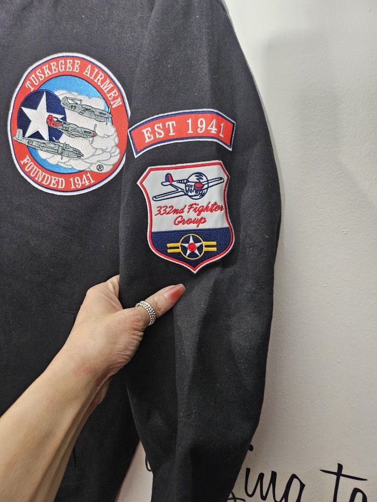 Authentic Red Tails Bomber Jacket Tag Still Attached