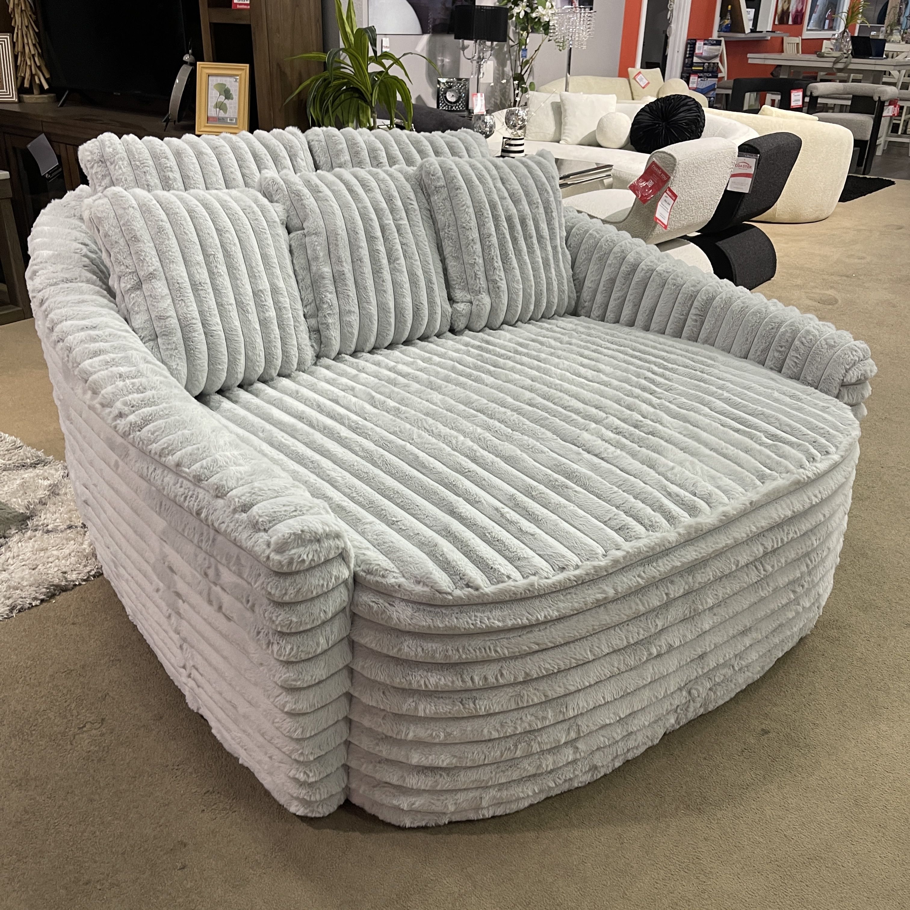 Pasadena Fog Oversized Chaise Lounge