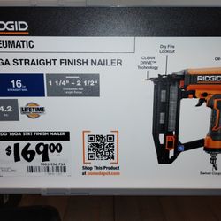Straight Finish Nailer