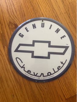 Genuine Chevrolet Chevy Sign 12” New